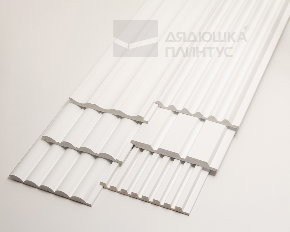 Стеновая панель Волшебная Палочка 106. 2700*120*12 мм Белая под покраску