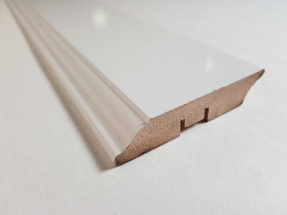 Плинтус МДФ Smartprofile Глосс 82 Белый