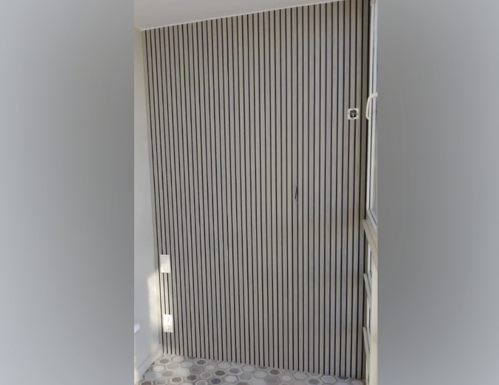 Панель вспененный полистирол ГРЕЙС 3D RAIL 120*2700 мм.  Ель