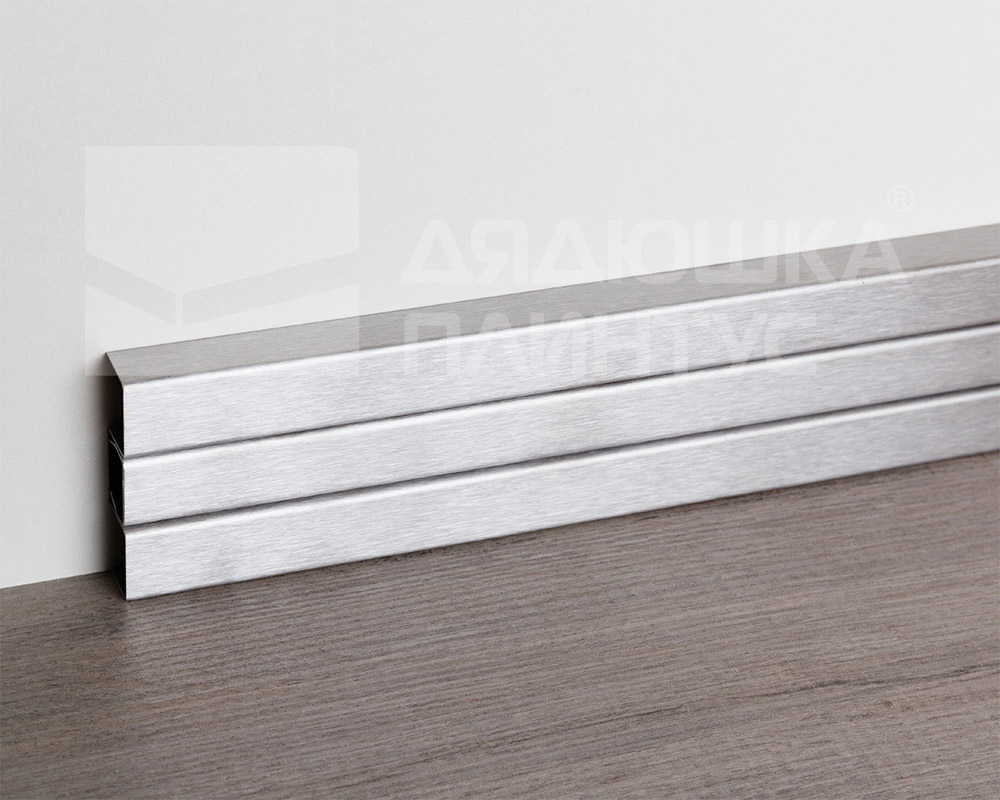 Плинтус из нержавеющей стали Пл 60-3НС.2700.001