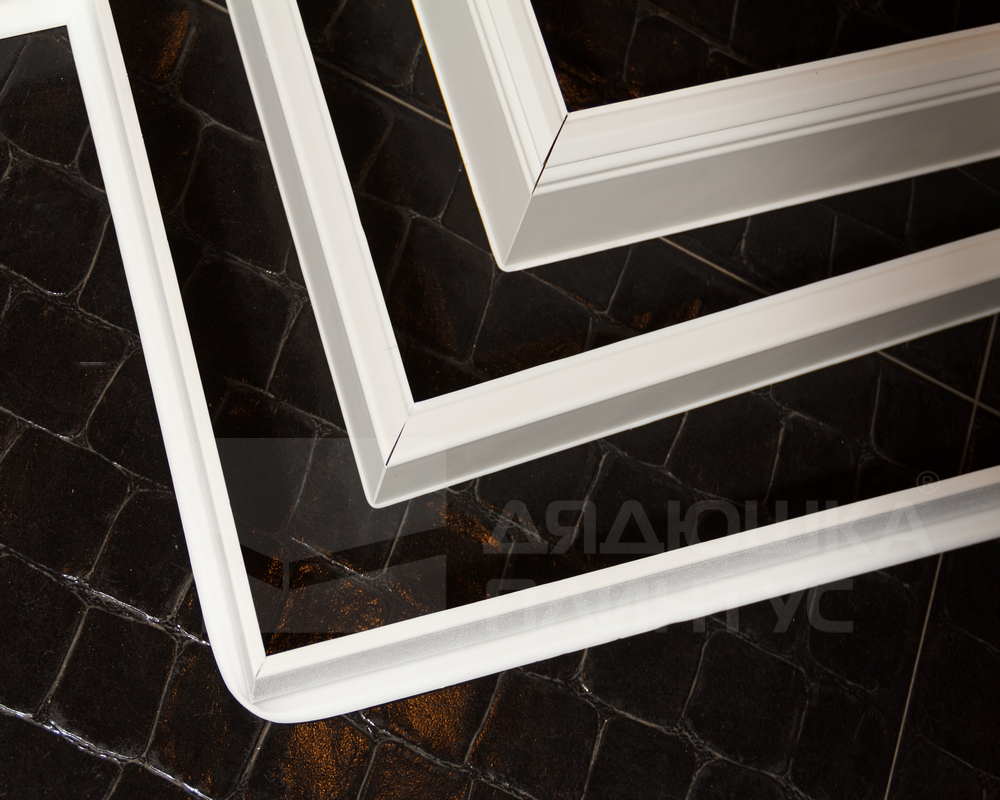 Плинтус ХДФ Dollken Cubu Flex Life XL 80 мм х 2,5 м 5012 Белый