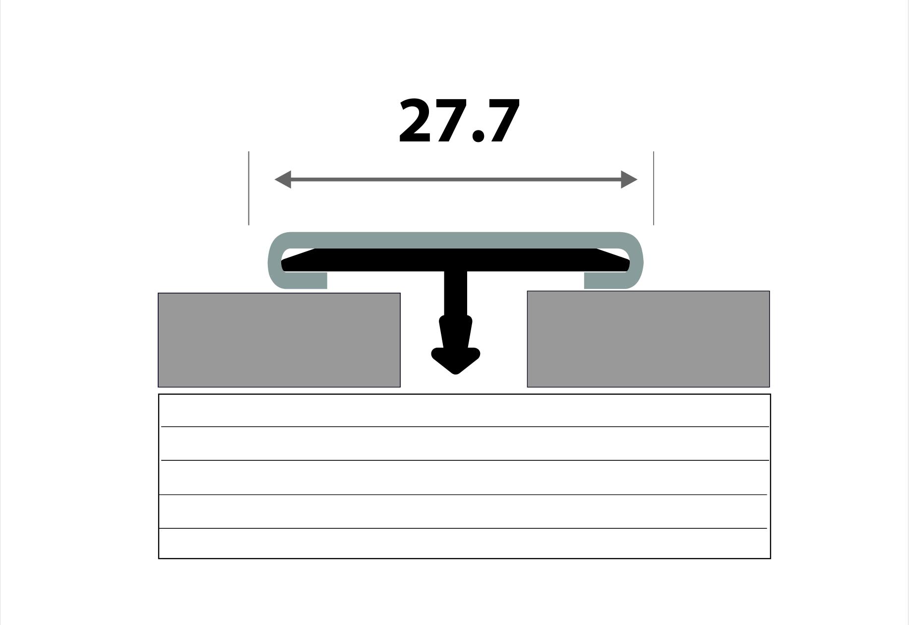 Профиль стыкоперекрывающий ПС 11НСВ(304).2700.002 2,7 м Золото