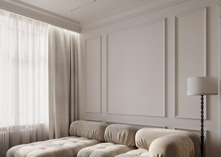 Молдинг из полистирола высокой плотности HI WOOD TR10 10мм х 10мм х 2,0м. Покраска под заказ