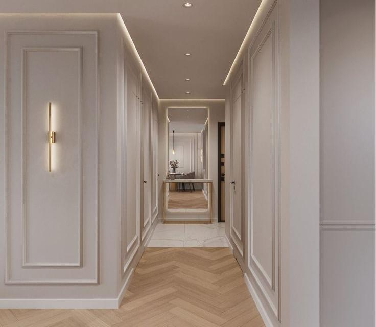 Молдинг из полистирола высокой плотности  HI WOOD D22V1 22мм х 10.3мм х 2,0м. Покраска под заказ