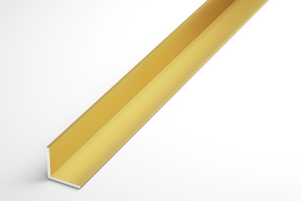 Уголок равнополочный 15х15 мм Уп 04.2000.502л Золото. Цена за 5 штук.