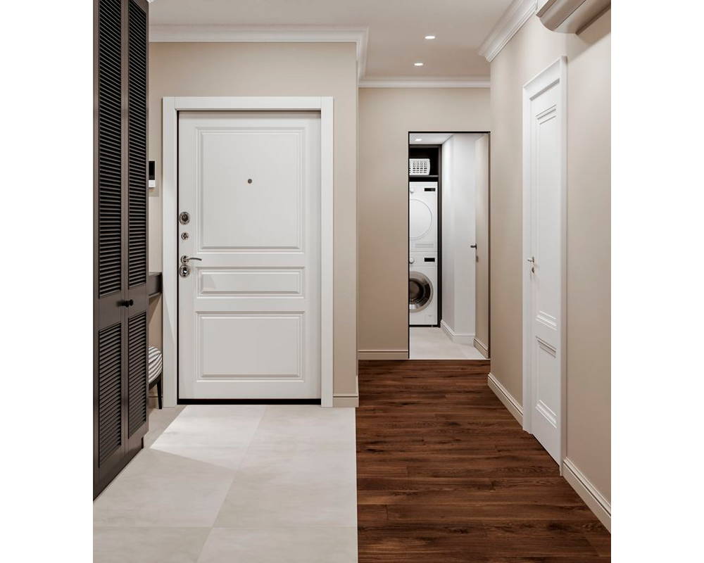 Плинтус из полистирола высокой плотности HI WOOD B120V1 120мм х 16мм х 2,0м.