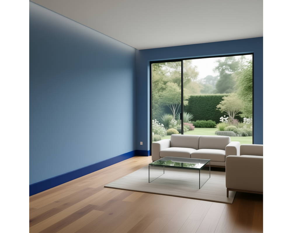 Плинтус Дуэт СОЛИД 1 UHD 55/80 2,0 м, Белый под покраску