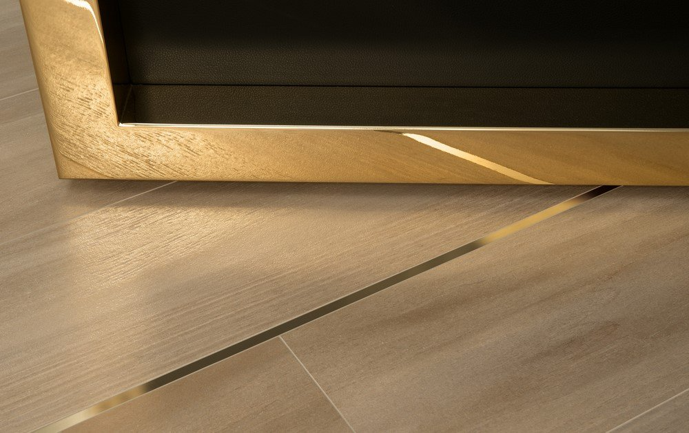 Латунный Z-образный профиль 10 мм полированный MSPELOL 10