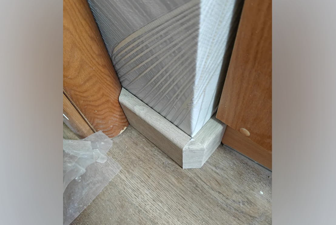 Плинтус ПВХ Рико Концепт 80мм 2,2м. 80013