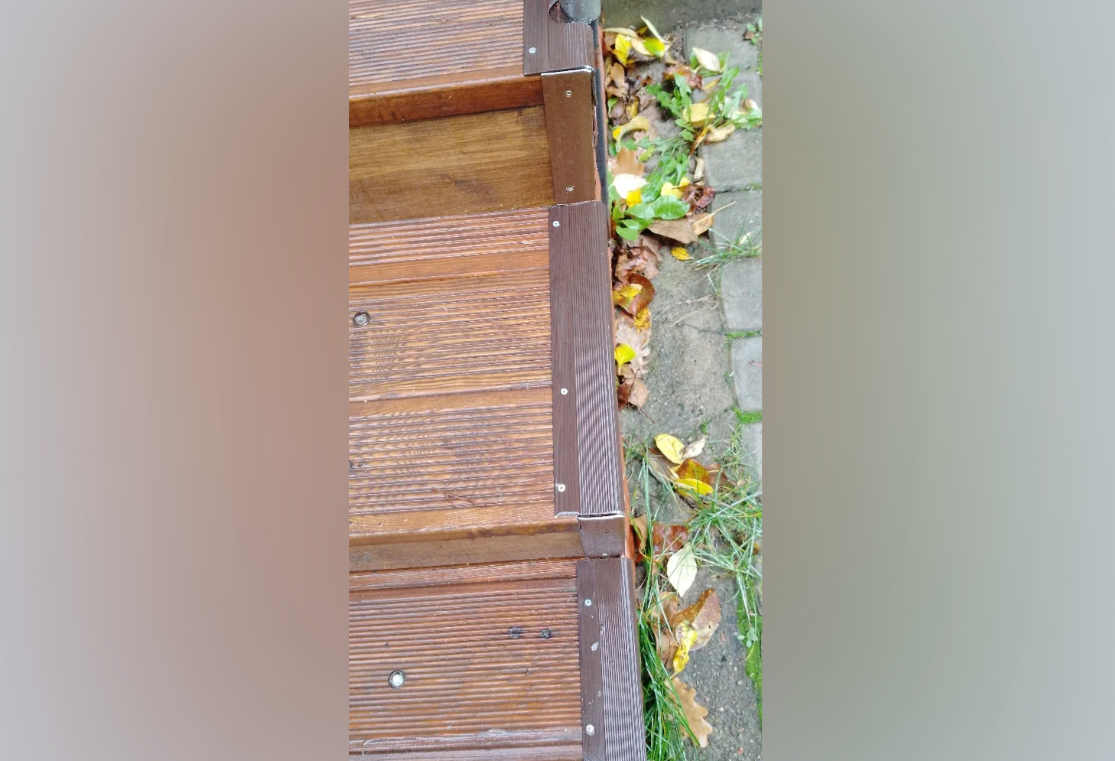 Порог угловой ПУ 02.1800.095 Дуб венге