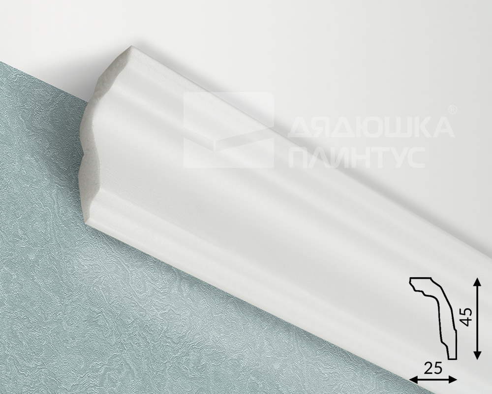 Карниз потолочный NMC LX-49 45*23мм 2м