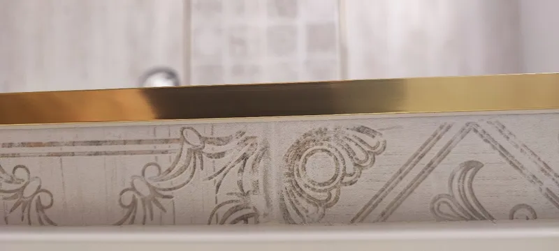 Латунный Z-образный профиль 10 мм полированный MSPELOL 10