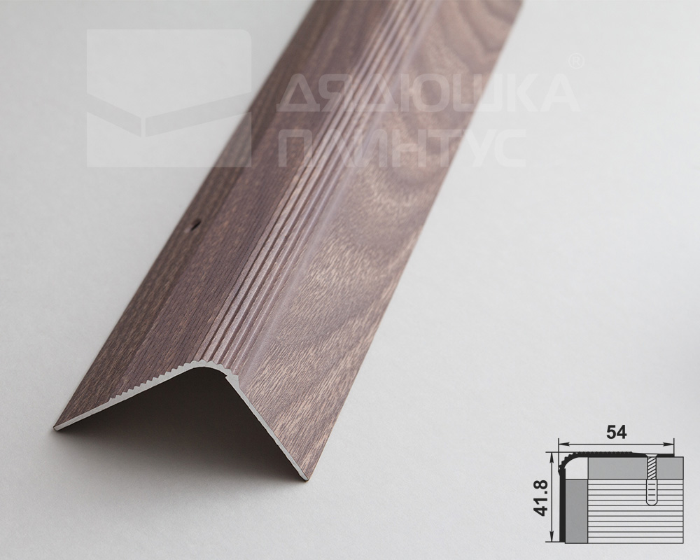 Порог угловой ПУ 02.1800.045 Дуб дымчатый