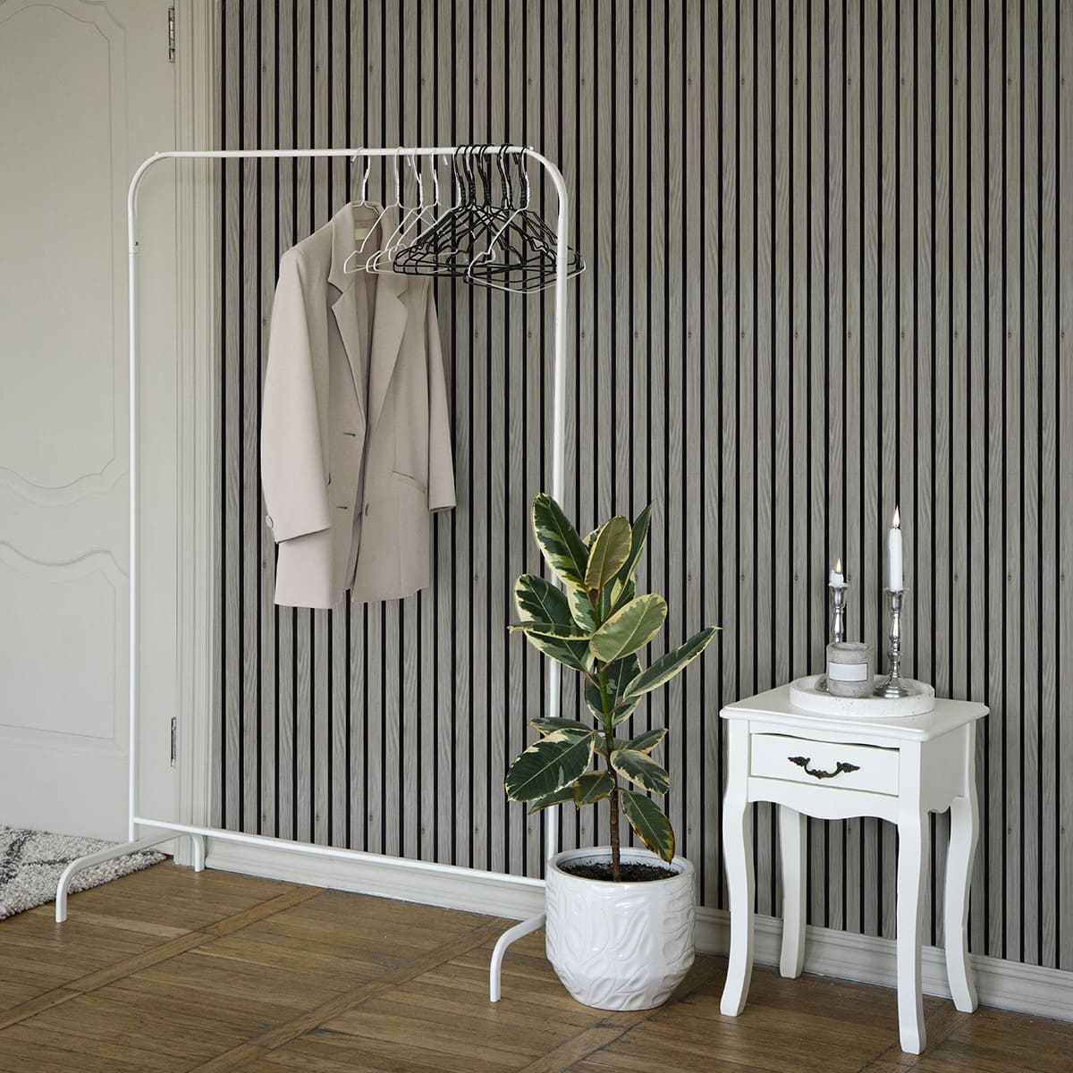 Панель вспененный полистирол ГРЕЙС 3D RAIL 120*2700 мм.  Береза