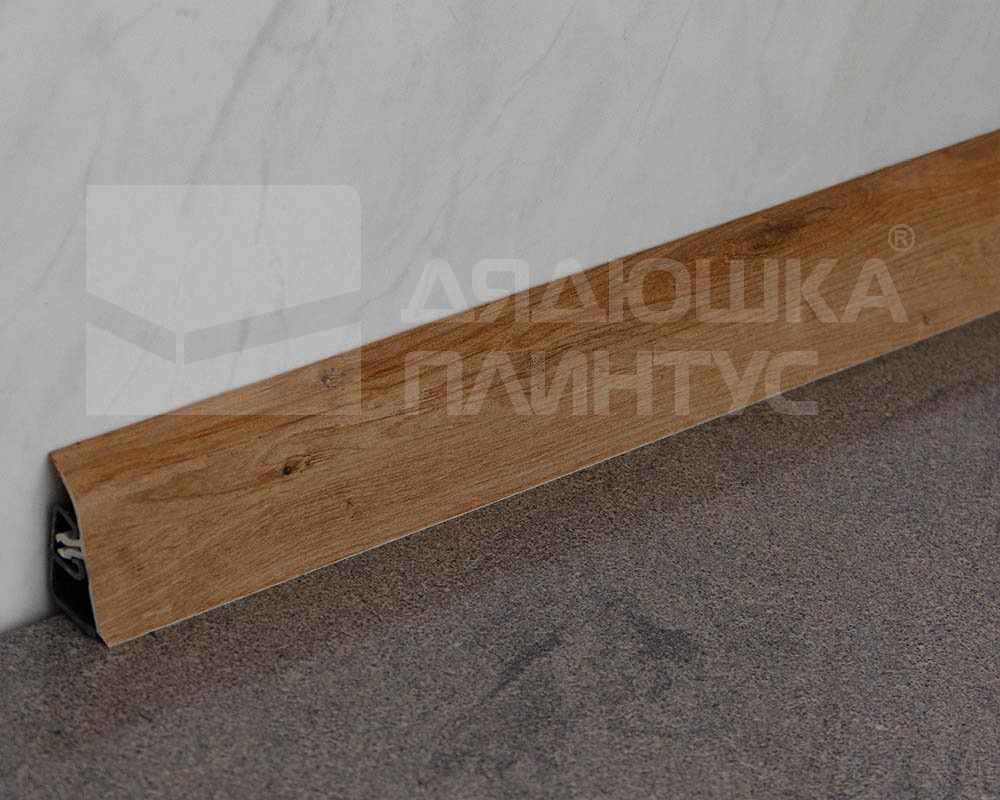 Плинтус для столешниц BL44 Дуб Гамильтон 37*24*3000 мм.