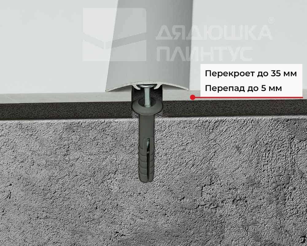 Порог одноуровневый ПС 04-3.900.059 0,9 м Бетон скай