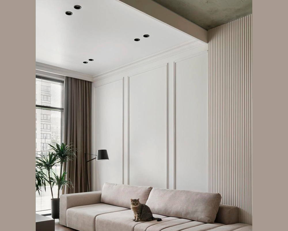 Карниз потолочный NMC WT22 225*105*2000 Белый под покраску