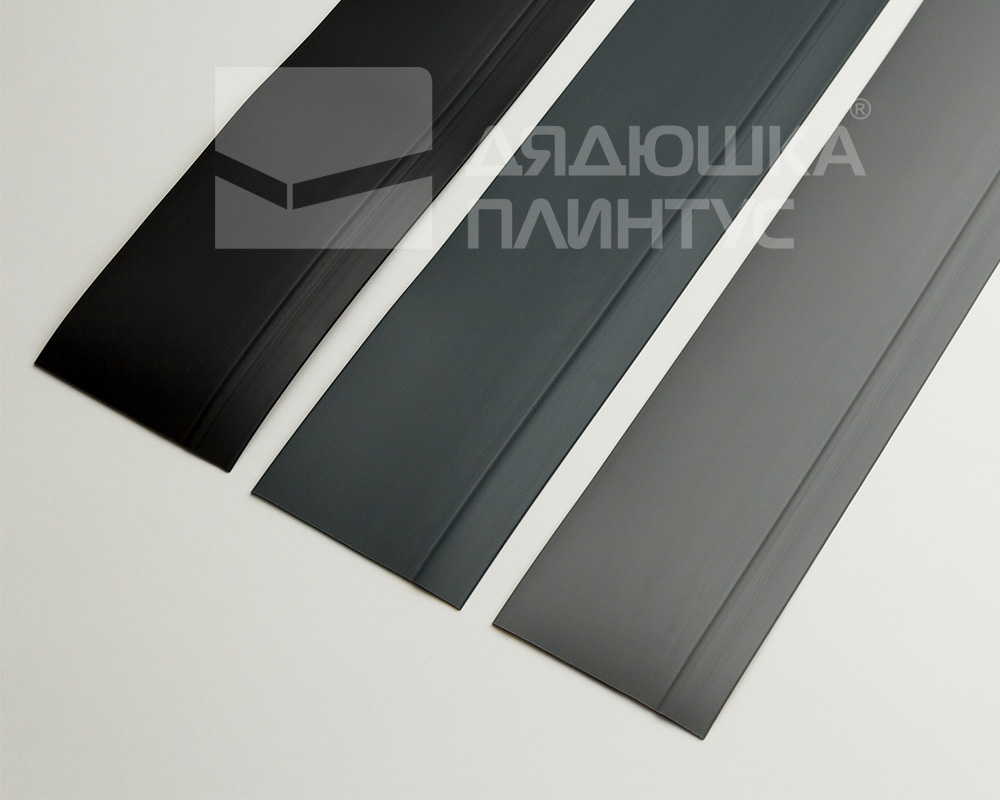 Плинтус эластичный ПВХ Dollken WL50 50мм х 15мм 0110 Черный