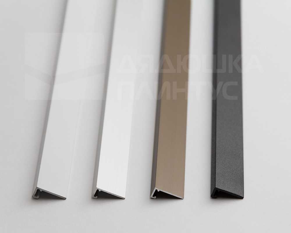 Микроплинтус AL16X5-03 16х6х1900мм Чёрный