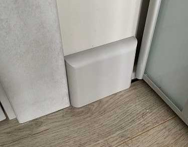 Плинтус МДФ Лука Пл 80МДФ.2700.Point line 24067 Скай грей