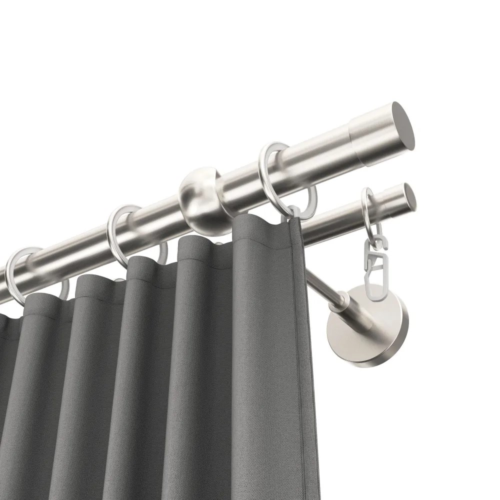 Карниз двухрядный кованый УЮТ d16мм 2,8м Сталь