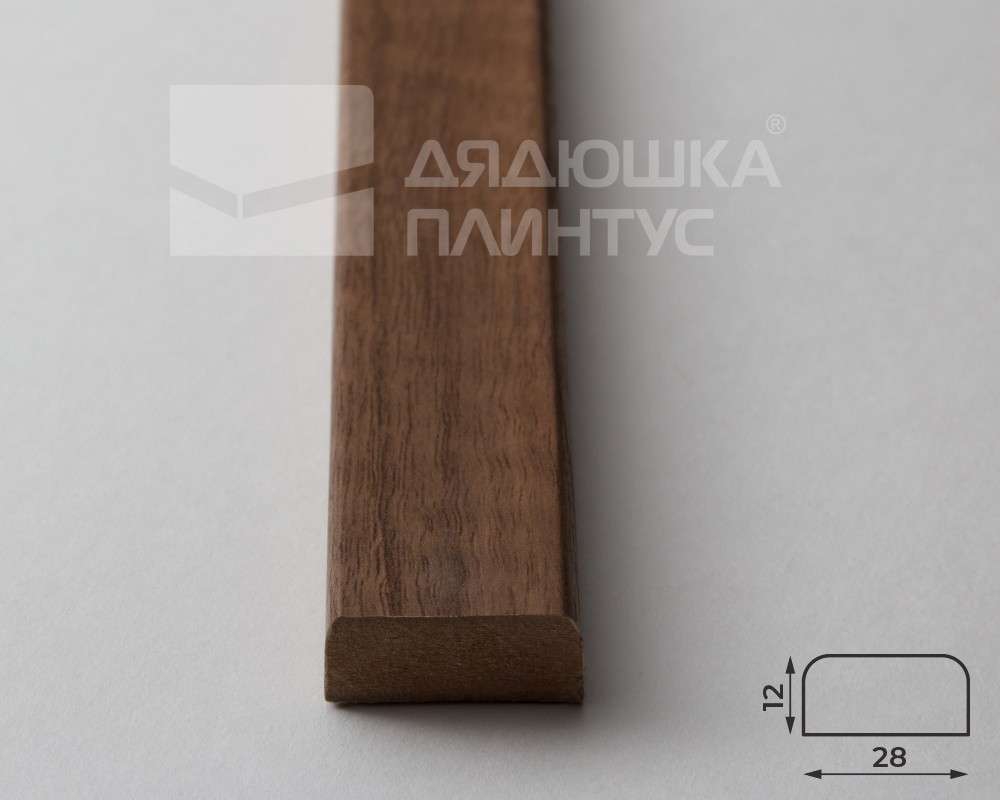 Профиль МДФ ACUPAN PSF 61.08.25401.92 12х25х2760 мм Орех светлый