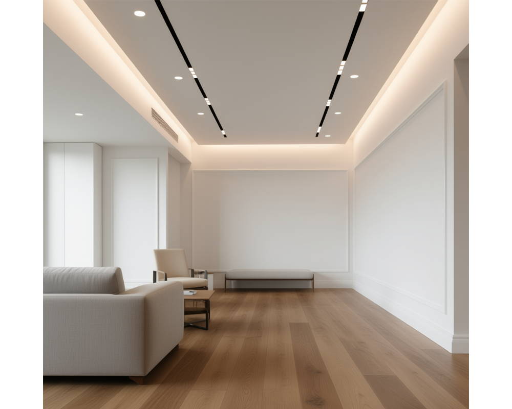 Плинтус ПОЛИСТИРОЛ HI WOOD B97 97мм х 15мм х 2,0м. Окраска включена в стоимость