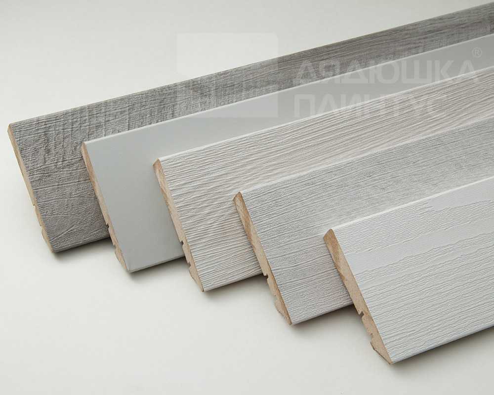 Плинтус МДФ Волшебная палочка. Гарден .144 Санторини серый