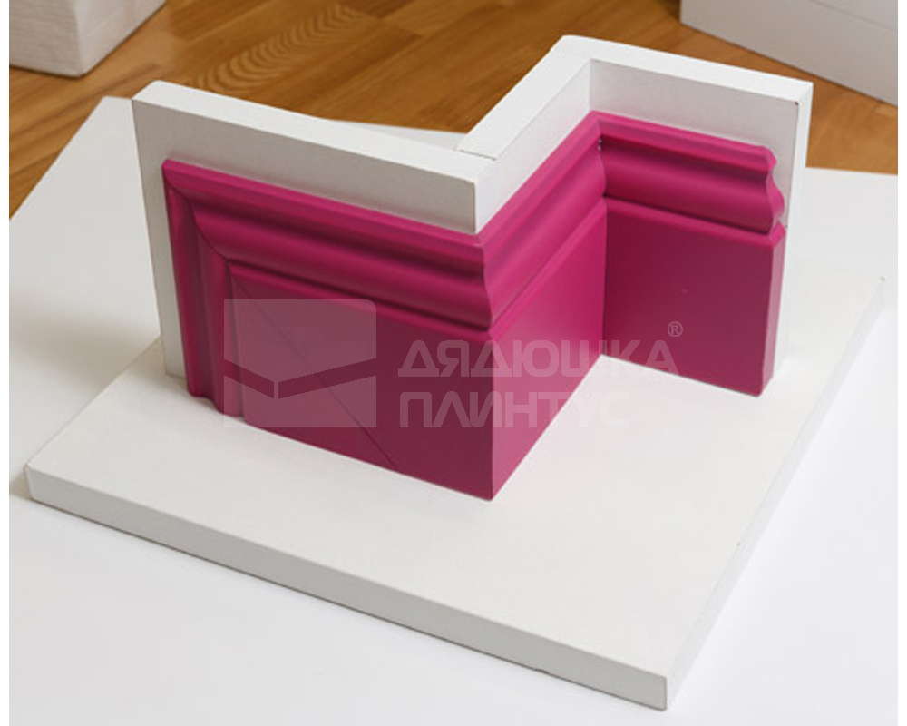 Плинтус ПОЛИСТИРОЛ HI WOOD B97 97мм х 15мм х 2,0м. Окраска включена в стоимость