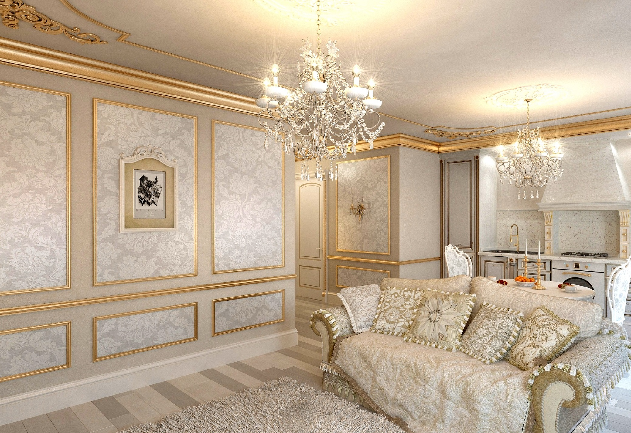 Профиль интерьерный 30*14 Неаполь ПИ30Н