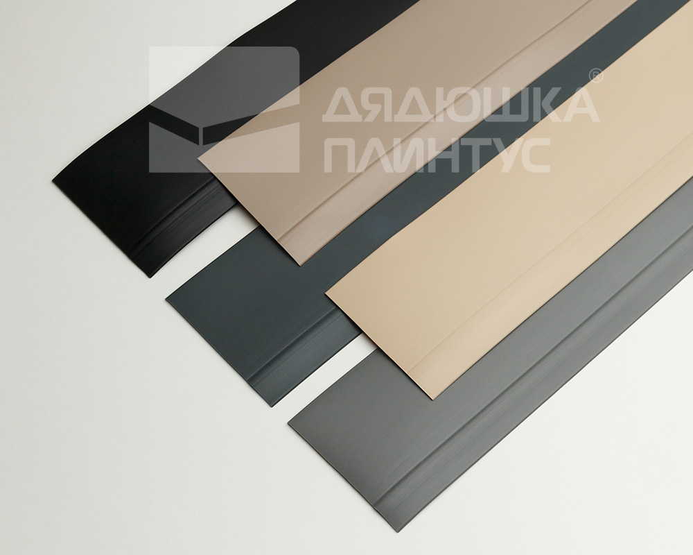 Плинтус эластичный ПВХ Dollken WL50 50мм х 15мм 0138 Светло-серый