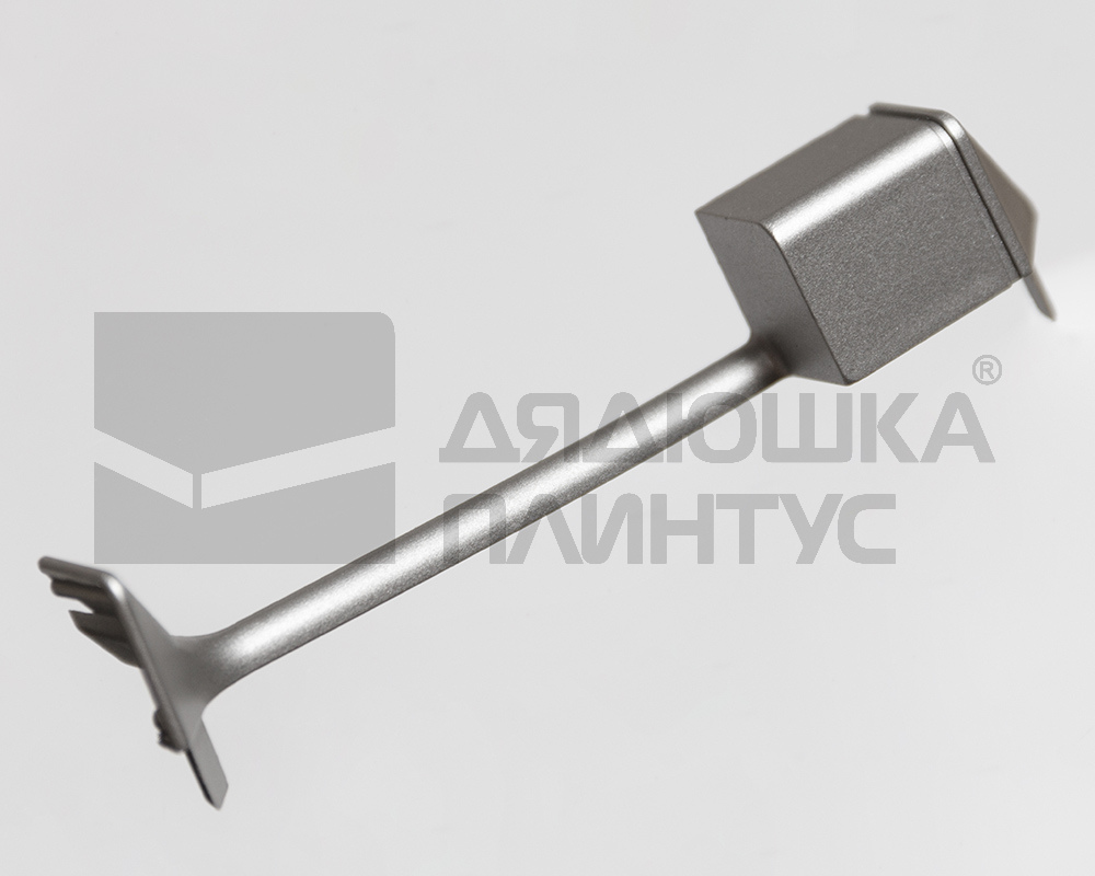 Угол наружный для плинтуса серебро матовое 100 мм REPKGLEDAA 100