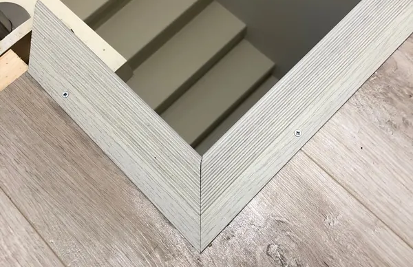 Порог угловой ПУ 02.1800.087 Дуб беленый