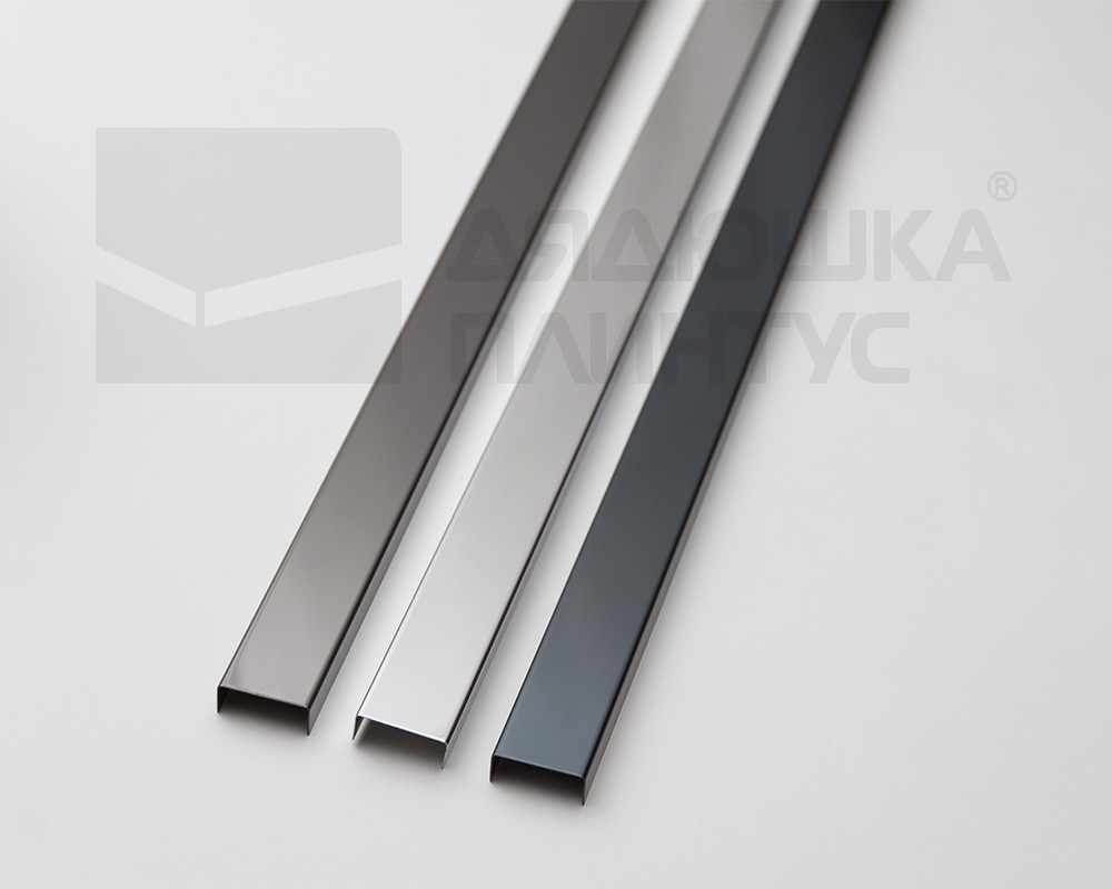 Профиль П-образный Волшебная палочка MSPP 04-8.2700 Черный блестящий