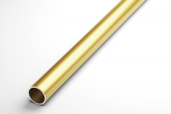 Труба круглая Ø 15 мм ТКр 04.2000.502л Золото. Цена за 5 штук.