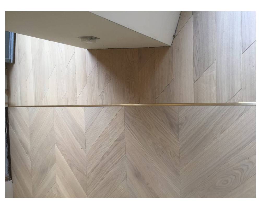 PVL68-05 Профиль Т-образный полукруглый латунь Антик медь светлая 8мм х 2.7м