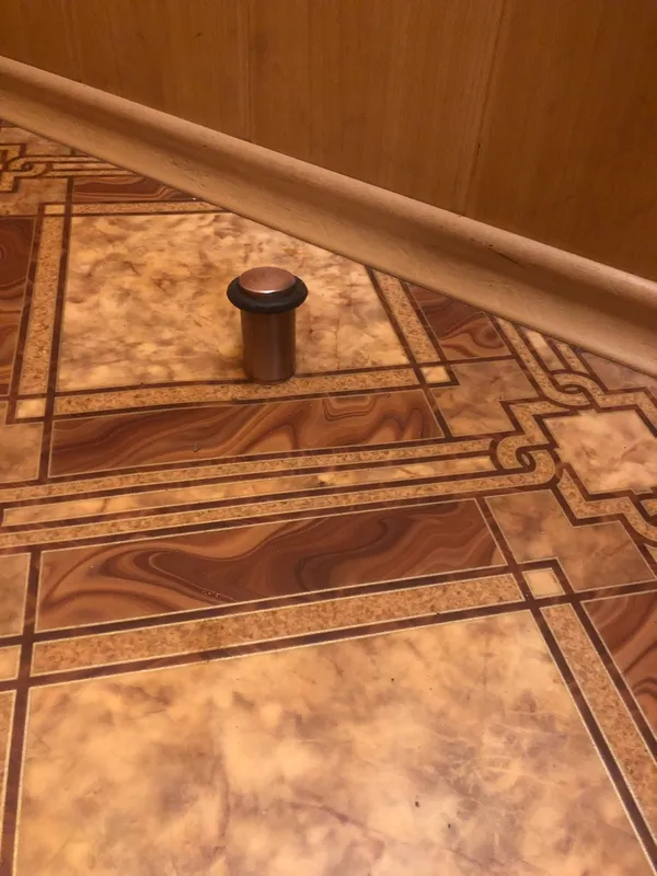 Упор дверной DS-0013-BN Черный никель