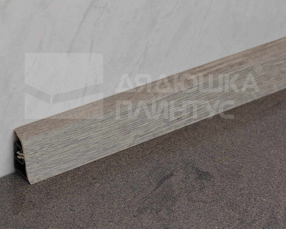 Плинтус для столешниц BL44 Дуб Наутик беленый 37*24*3000 мм.