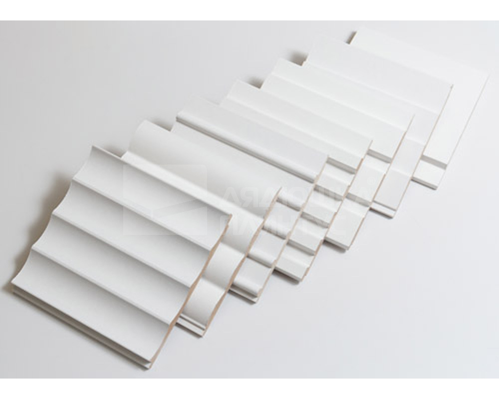 Стеновая панель МДФ. 2760*122*12мм AP122504.91 Белый под покраску