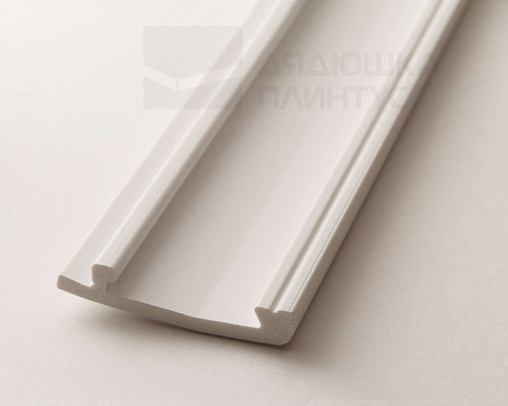 Плинтус СОЛИД 1 UHD 03/70C 70*14*2000 Белый под покраску