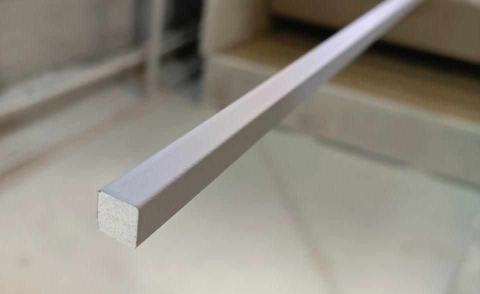 Молдинг из полистирола высокой плотности HI WOOD D10V1 10мм х 10мм х 2,0м. Покраска под заказ